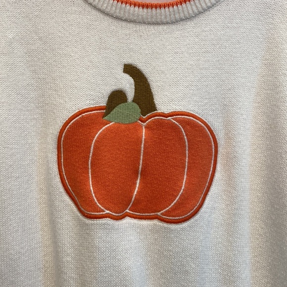 Gymboree pumpkin stripe dress - Picture 3 of 12